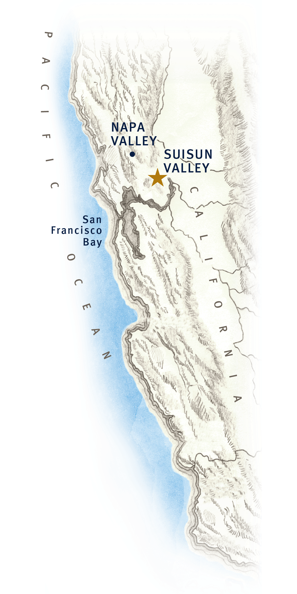 Caymus Suisun Map